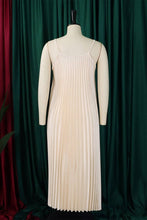 Load image into Gallery viewer, SLING PLEATED LONG DRESS
