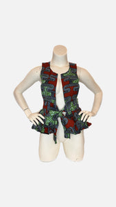 Peplum vest