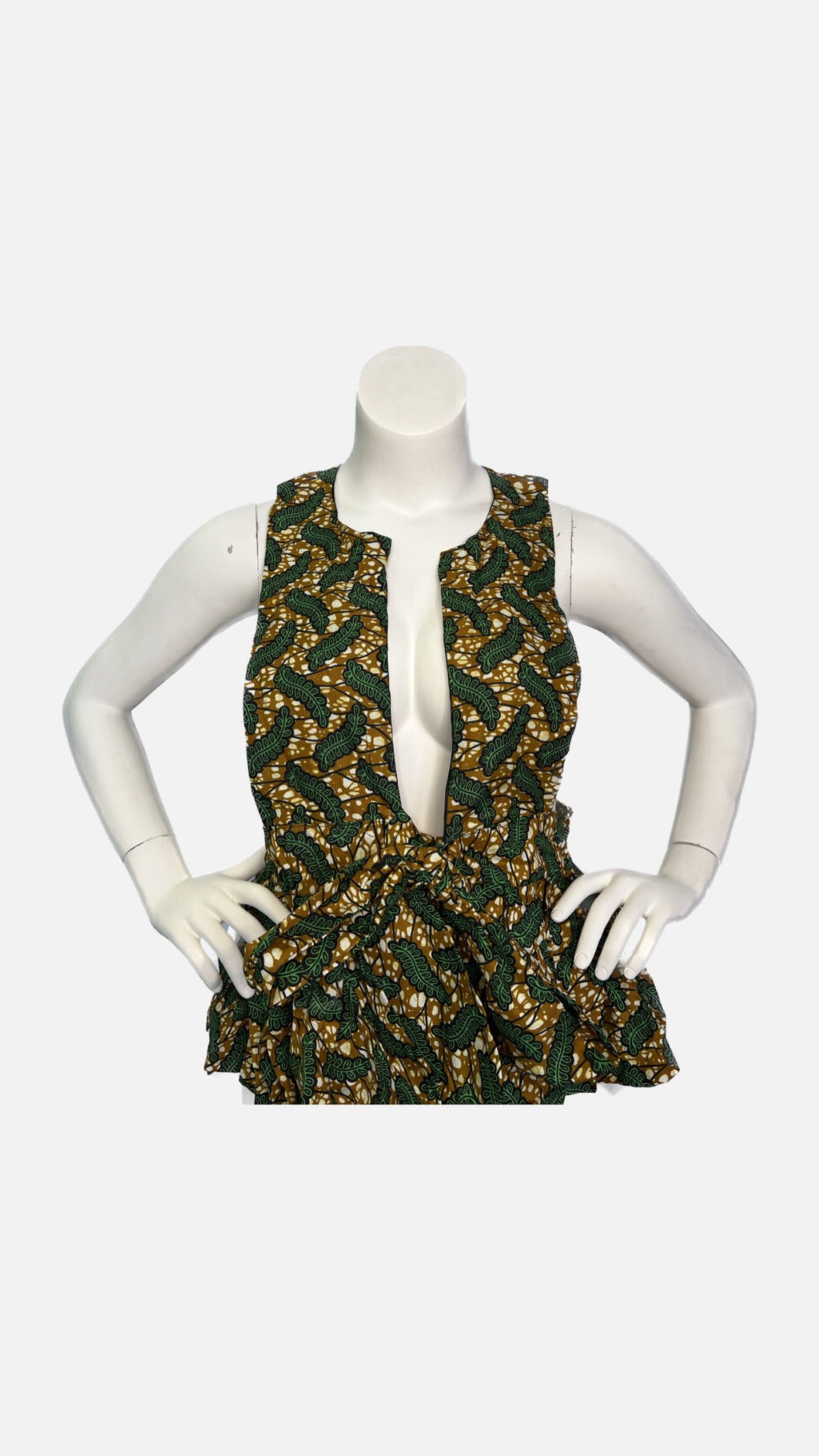 Peplum vest