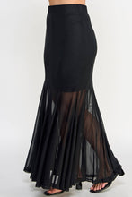 Load image into Gallery viewer, Plus Size Mesh Maxi Skirt

